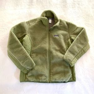 Patagonia Retro X Sherpa Fleece Windproof Jacket Deep Pile XL Spanish Moss Green
